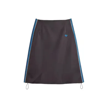 Adidas Originals x WALES BONNER Satin SS25 Casual Short Skirts Women's