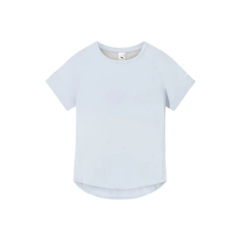 ANTA T Shirts Women's Dream Shadow Blue-0