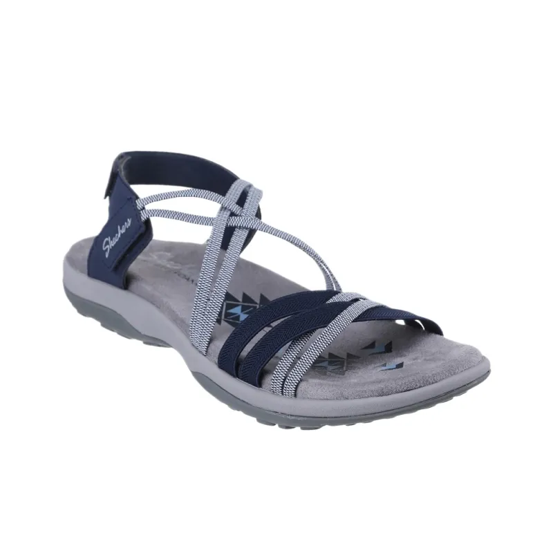 Skechers Reggae Slim Beach Sandals Women's Gray-2