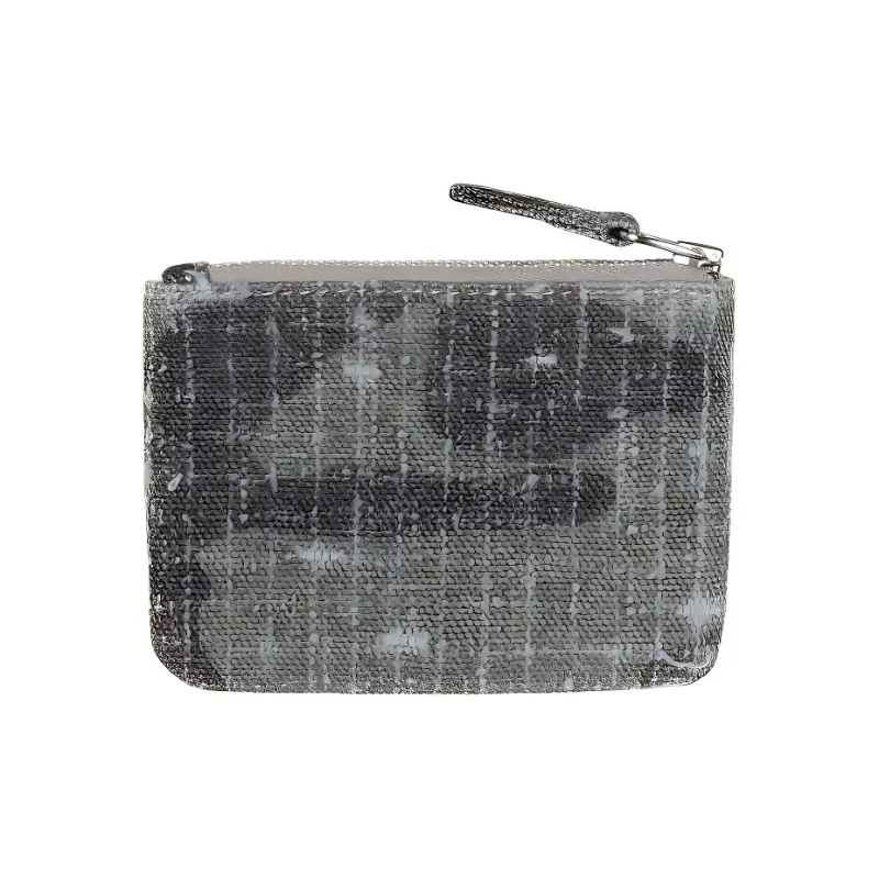 Stussy Cotton Patchwork Canvas Coin Purse Unisex Camouflage-1