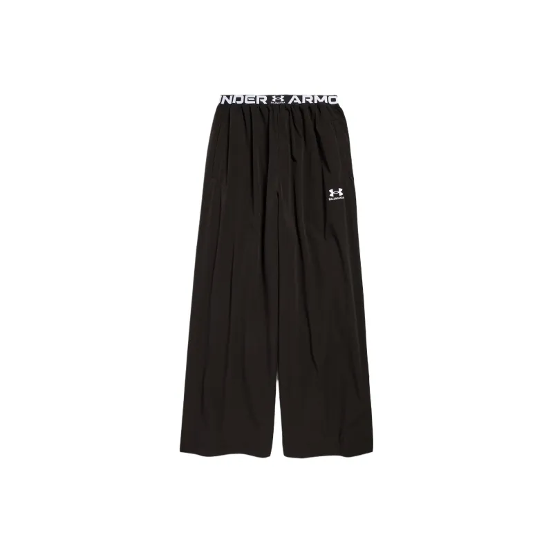 Balenciaga x Under Armour Knitted Sweatpants Regular Fit Men's Black-0