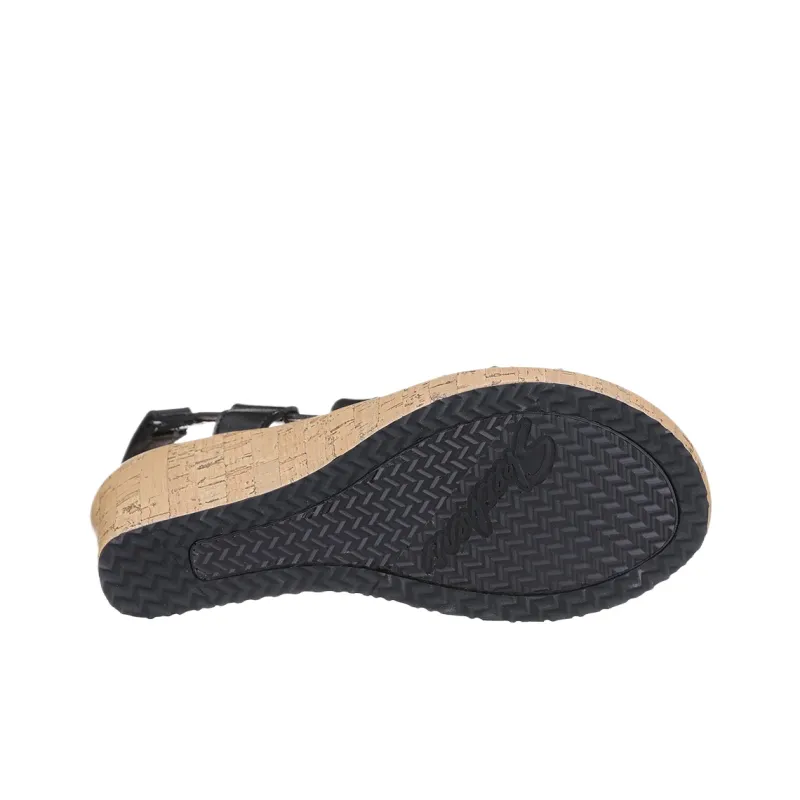 Skechers Beverlee One Strap Sandals Women's Black-5