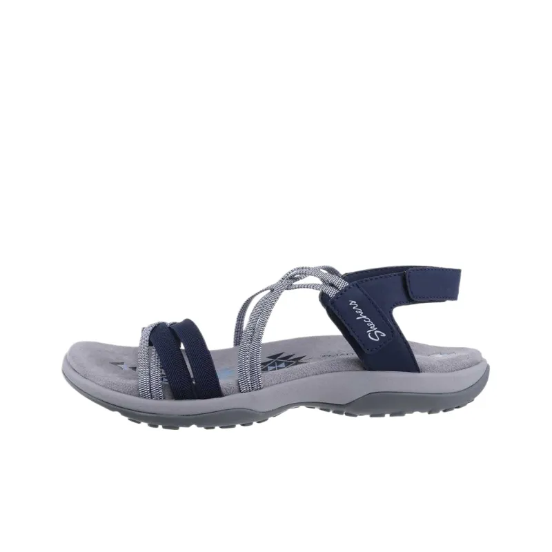 Skechers Reggae Slim Beach Sandals Women's Gray-0