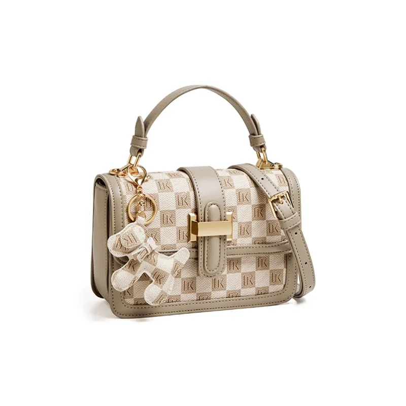 Narandu PVC Synthetic Leather Small Square Bag, Crossbody Bag, One Shoulder Handbag Medium Size Women's Multicolor-13