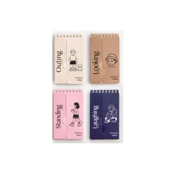 TACOTACO English Vocabulary Notebook Memory Book Portable Notebook/Post it Notes
