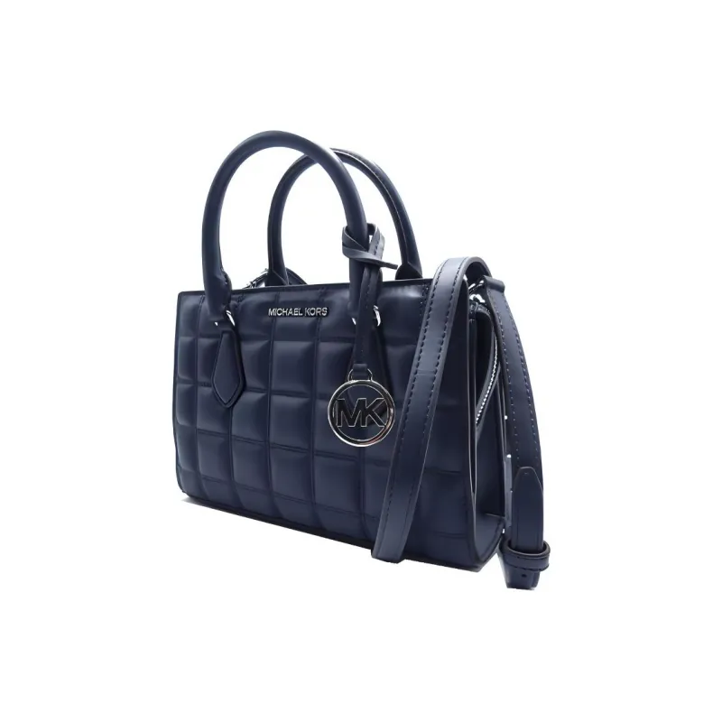 MICHAEL KORS Artificial Leather Quilting Handbag Small Size Women's Marine Blue-2