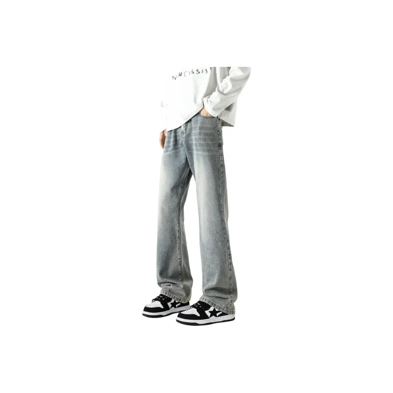 HUANQIU Jeans Unisex-4