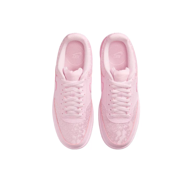 Nike Court Vision Low Top Skateboard Shoes Women's Pink-3
