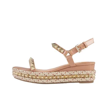 CL Pyraclou One Strap Sandals 6cm Women's Pink