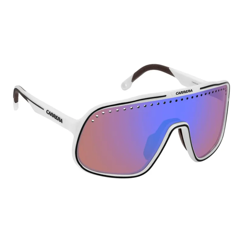 CARRERA Injection Molded Irregular Shape Sunglasses Men's White-3