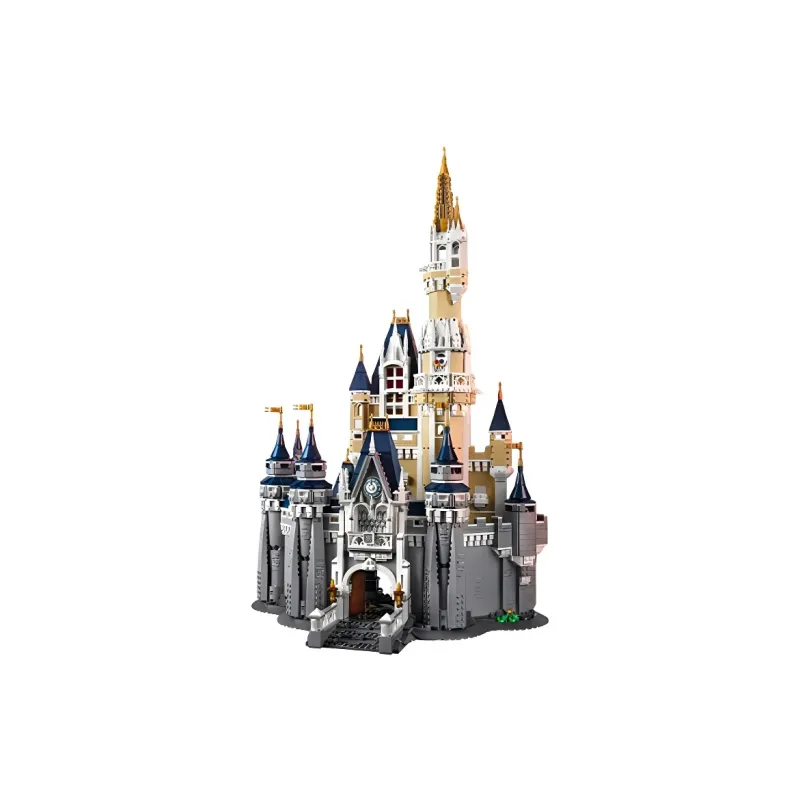 LEGO Disney/Little Dingdang Disneyland Castle Building Blocks 0 300pcs 71040 Display Case B-2