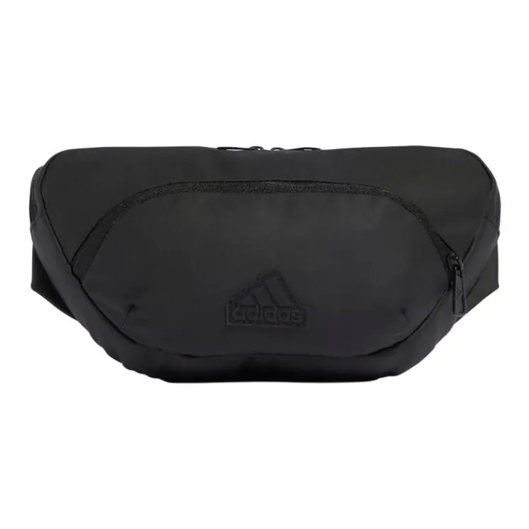 DECATHLON Adidas Double Pockets Fanny Pack Unisex Black-0