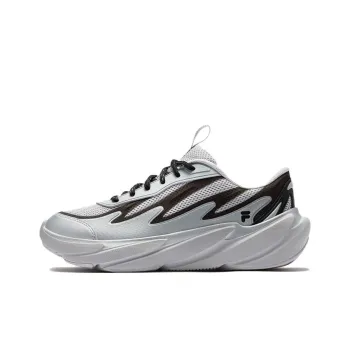 FILA FUSION STORMY Shoes Abrasion Resistant Breathable Low Top Casual Shoes Men's Gray Silver