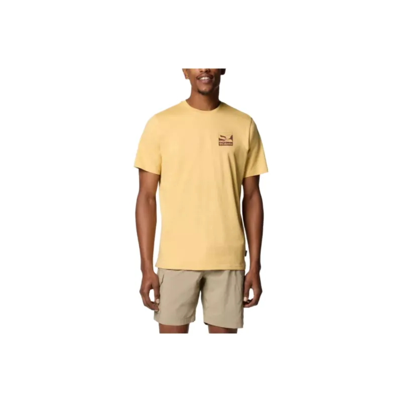 Columbia Explorers Canyon Back Graphic T Shirt Cotton T Shirt Men's-1