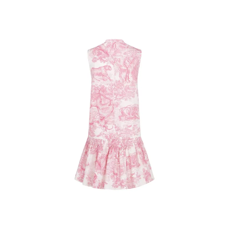 DIOR Dioriviera SS25 Sleeveless Dress Women's Pink-1