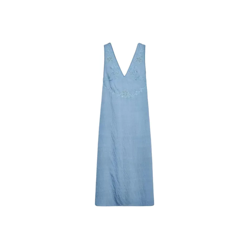 ZARA Sleeveless Dresses Women's Blue-4