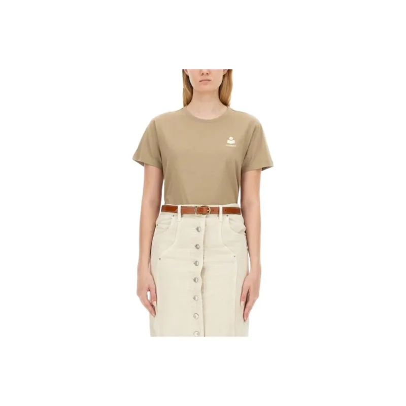 ISABEL MARANT ETOILE T Shirt Women's Khaki-0