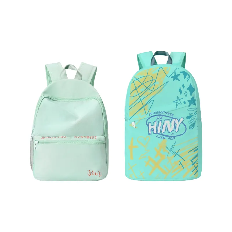 HINY Polyester Mini Backpack Unisex Mint Mambo Color-36
