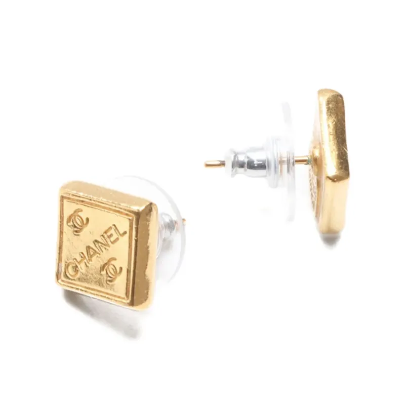 CHANEL 1999 Coco Mark Earrings-1