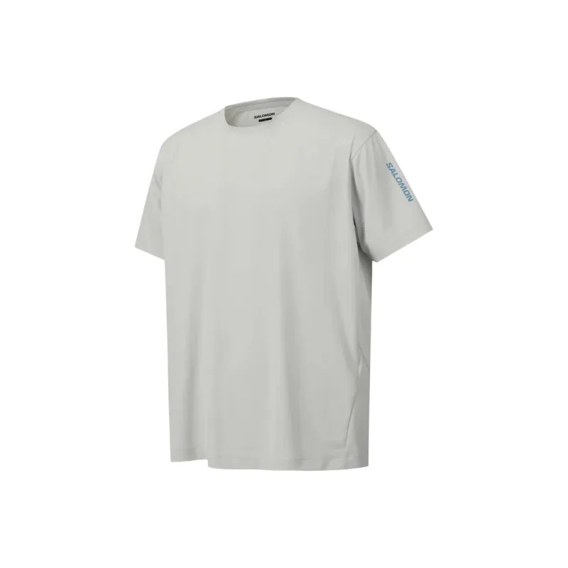 SALOMON T Shirt Men's Light Gray-2