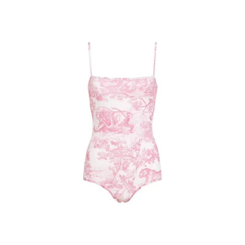 DIOR One piece Swimsuit Women's Pink-0