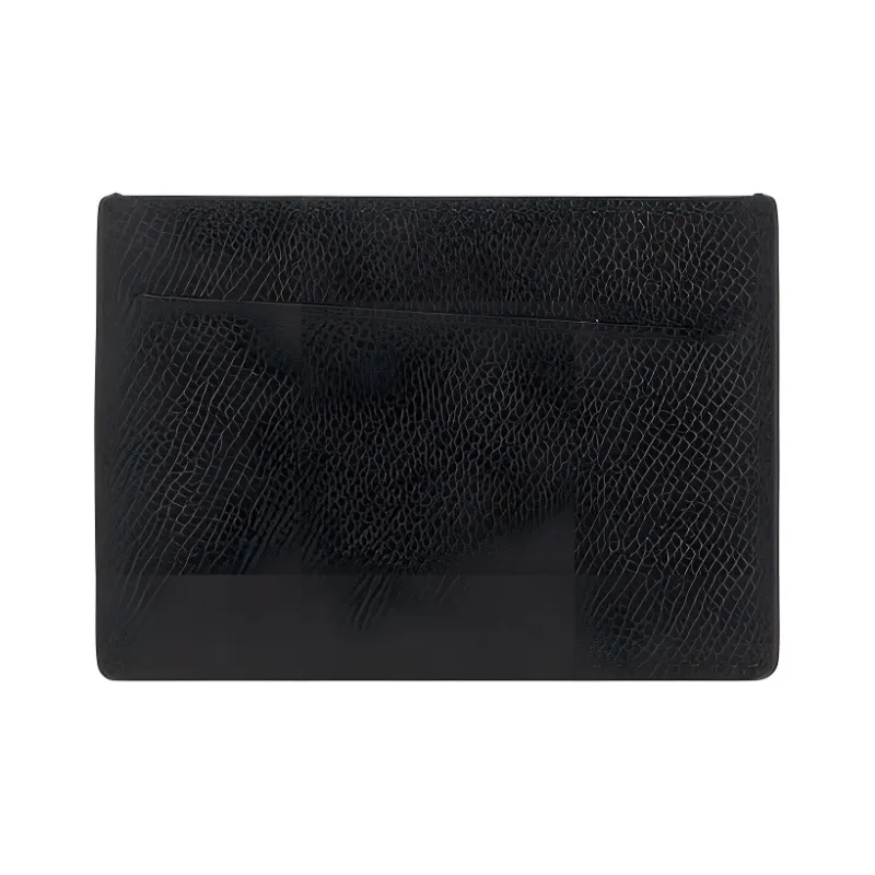 Maison Margiela Calfskin Card Holder Men's Black-0