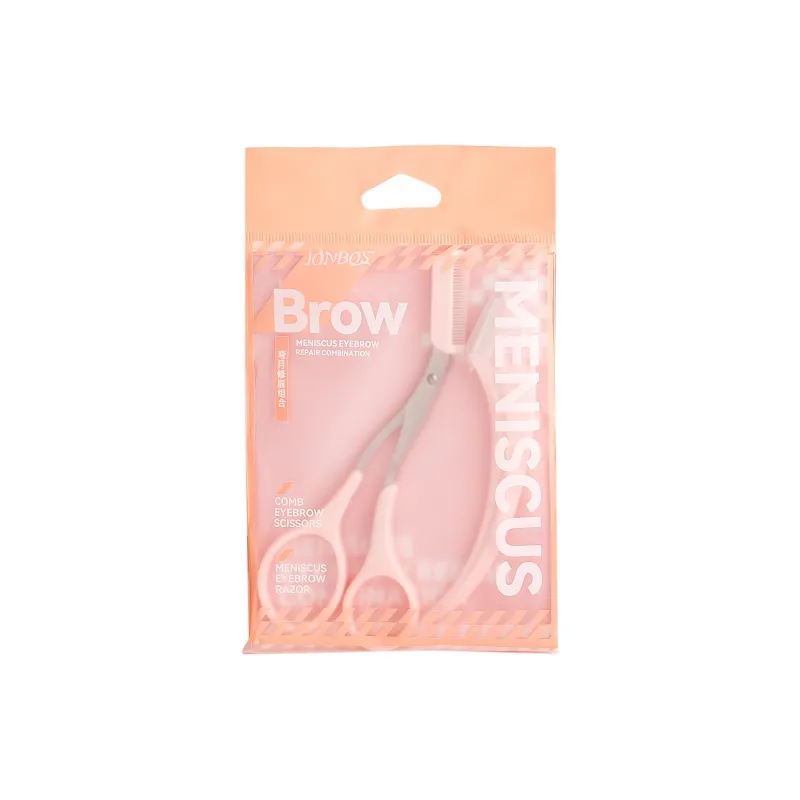 JONBOS Crescent Moon Eyebrow Razor Combination Eyebrow Razors Safety Type Scratch Resistant Injury, Beginner Exclusive-3