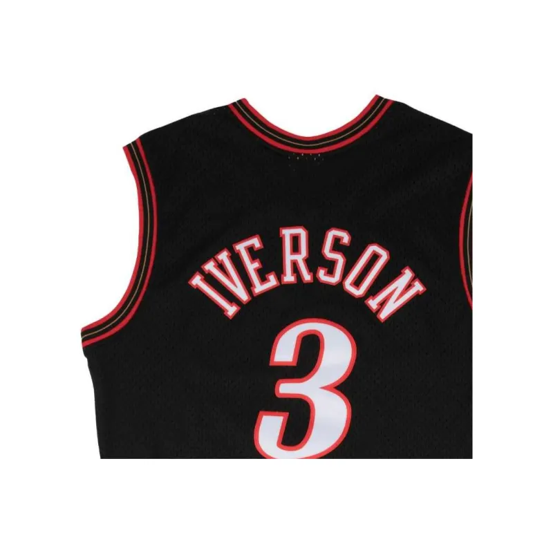 NBA Philadelphia 76ers Basketball Jersey Men's Black-2