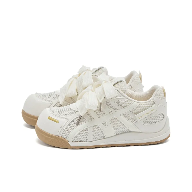 La Chapelle Abrasion Resistant Low Top Casual Shoes Women's Beige-1