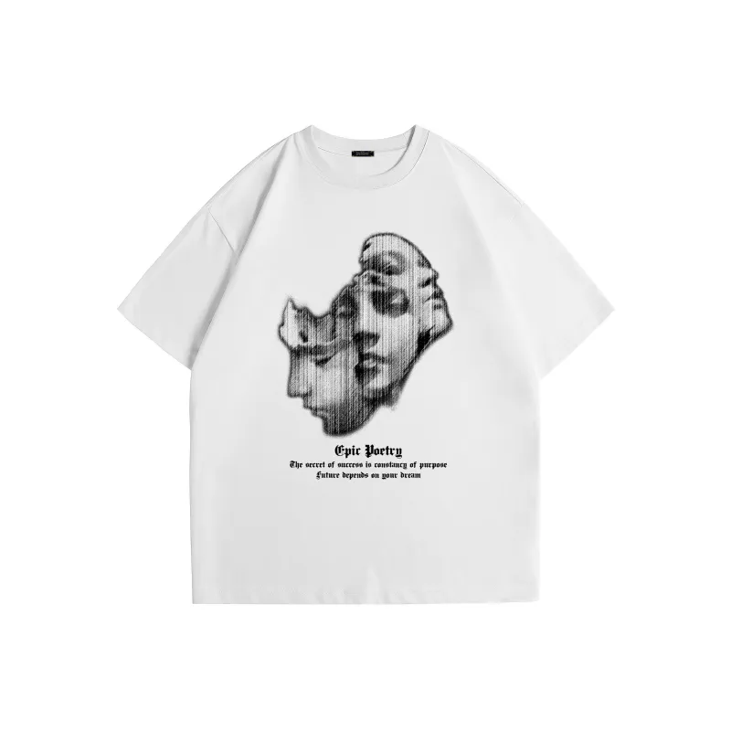 EPIC POETRY Short Sleeved T Shirts Unisex-3