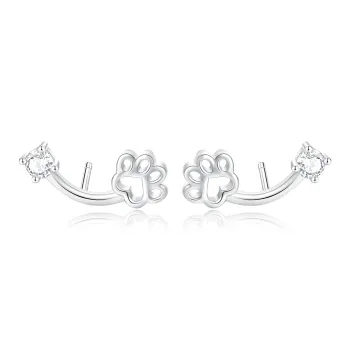 CAREBEARS S925 Silver Stud Earrings Women's