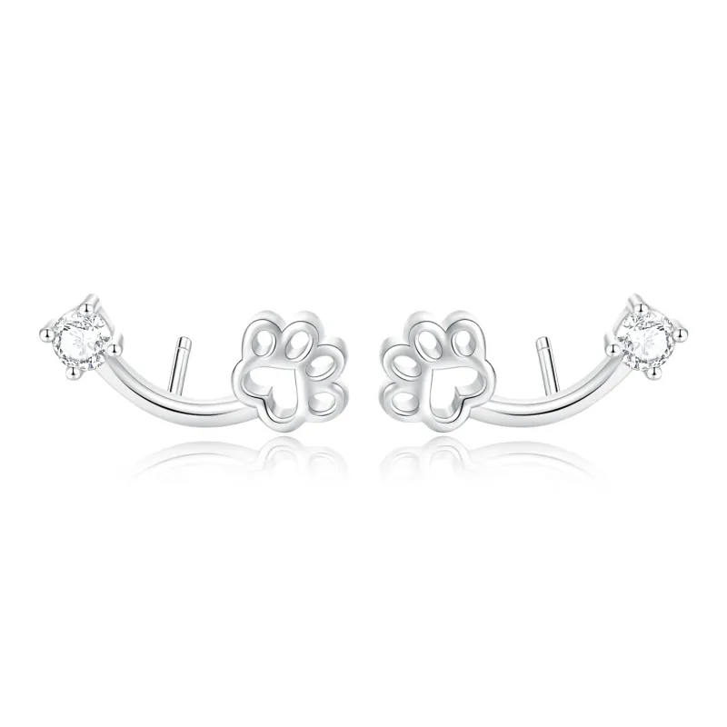 CAREBEARS S925 Silver Stud Earrings Women's-0
