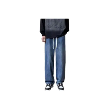 FAWENXIANGZI Jeans Men Yellow Mud
