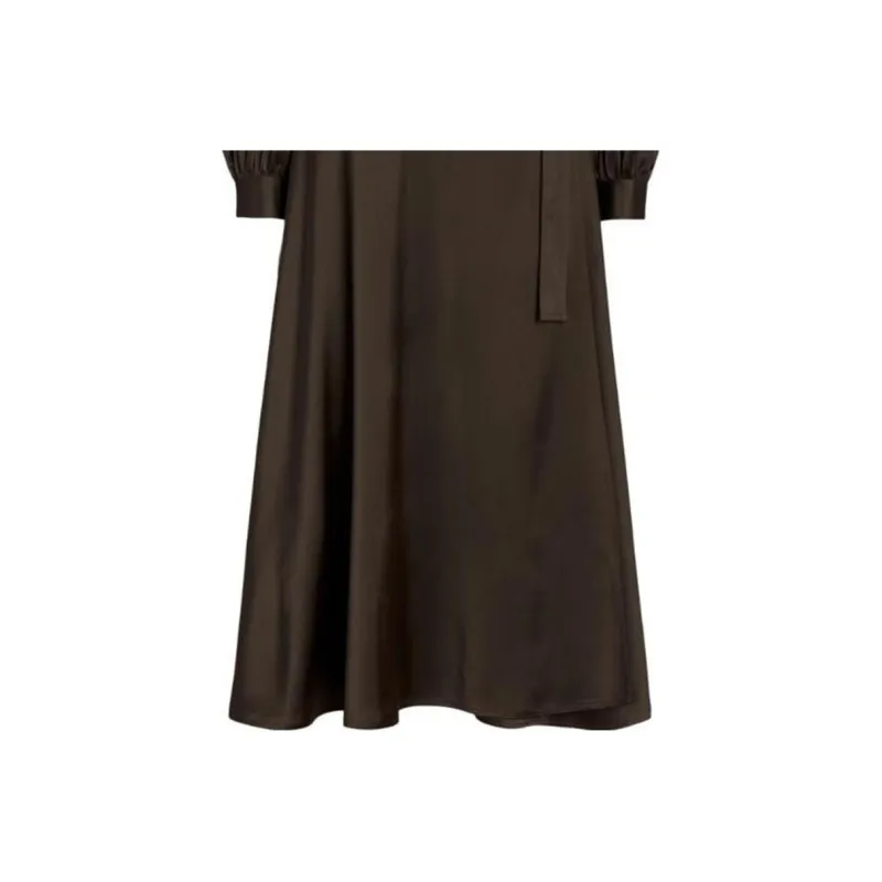 Polo Ralph Lauren Satin Midi Wrap Dress-4