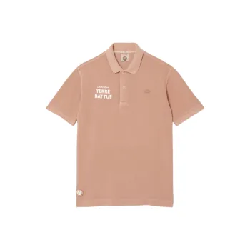 LACOSTE Polo Shirts Unisex Light Brown/G8I