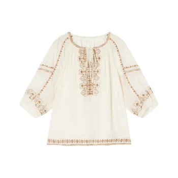XIANGYING Shirts Women's Heron White