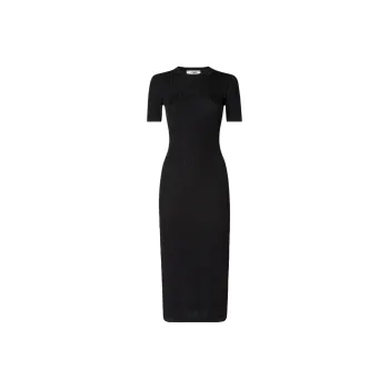 FENDI Short Sleeved Dress Women's Black