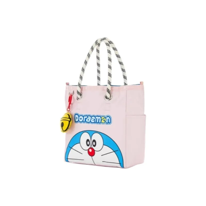 LeSportsac Doraemon, Collaboration Fabric Tote Bag, Shopping Bag, Handbag Medium Size Women's Ecru-1