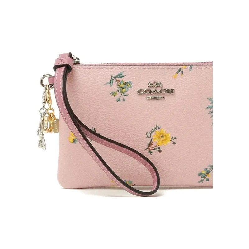 COACH Corner Zip Clutches-4