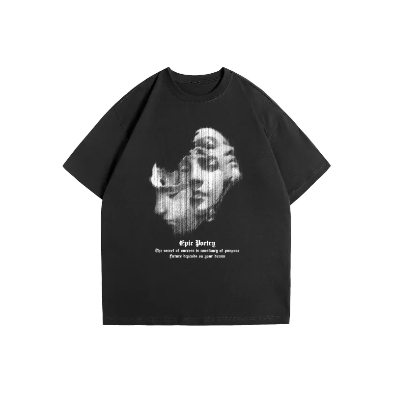 EPIC POETRY Short Sleeved T Shirts Unisex-12