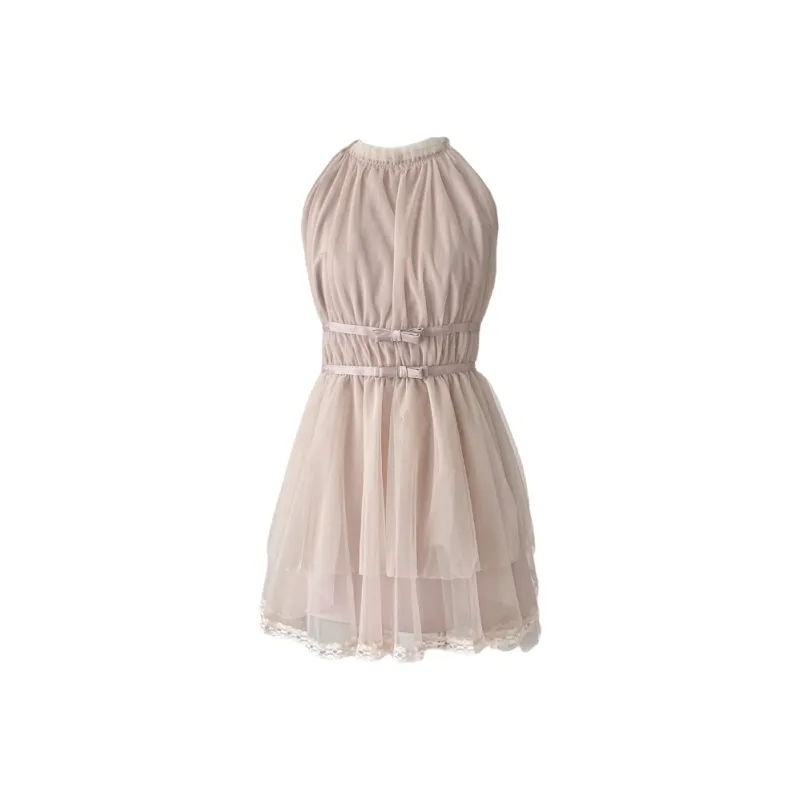 YGPRW Sleeveless Dresses Women's Light Pink-0