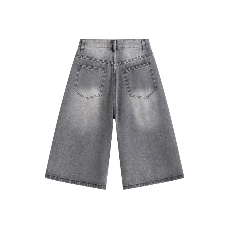 No Tears Denim Shorts Unisex-7