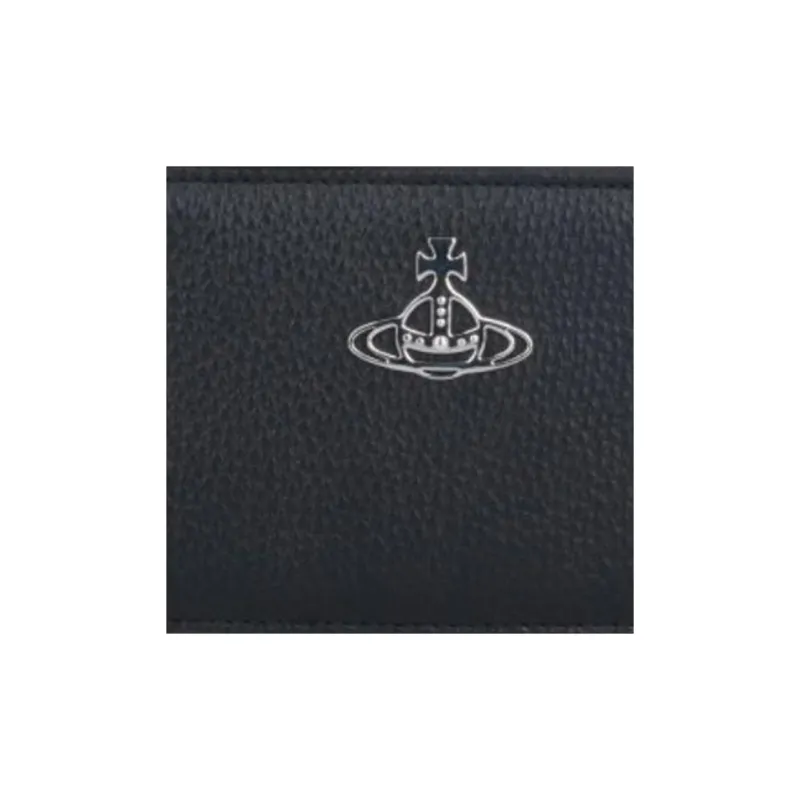 Vivienne Westwood Logo Plaque Zipped Card Holder-3
