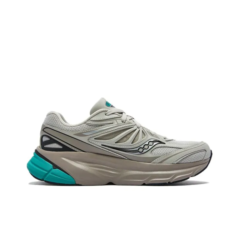 Saucony GUARD Anti Slip Wear Resistant Low Top Running Shoes Unisex Gray-1