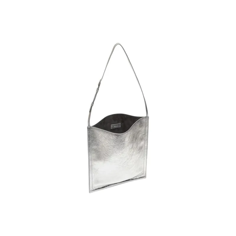 BALLY Beckett Calfskin Tote Bag, Shopping Bag, Handbag Men's Silver-3