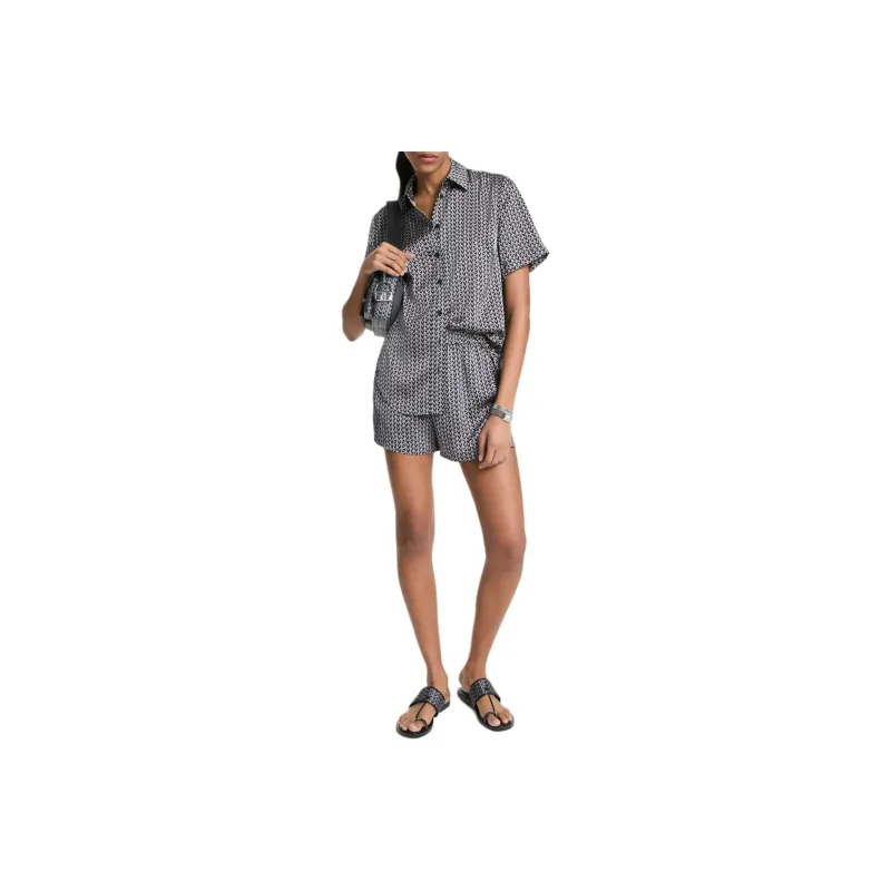MICHAEL KORS Shirt Women's Gray Black-0