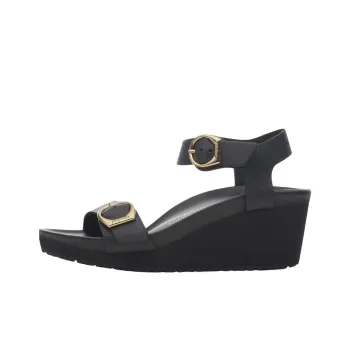 Birkenstock Soley Ring Buckle One Strap Sandals 4cm Women's Black