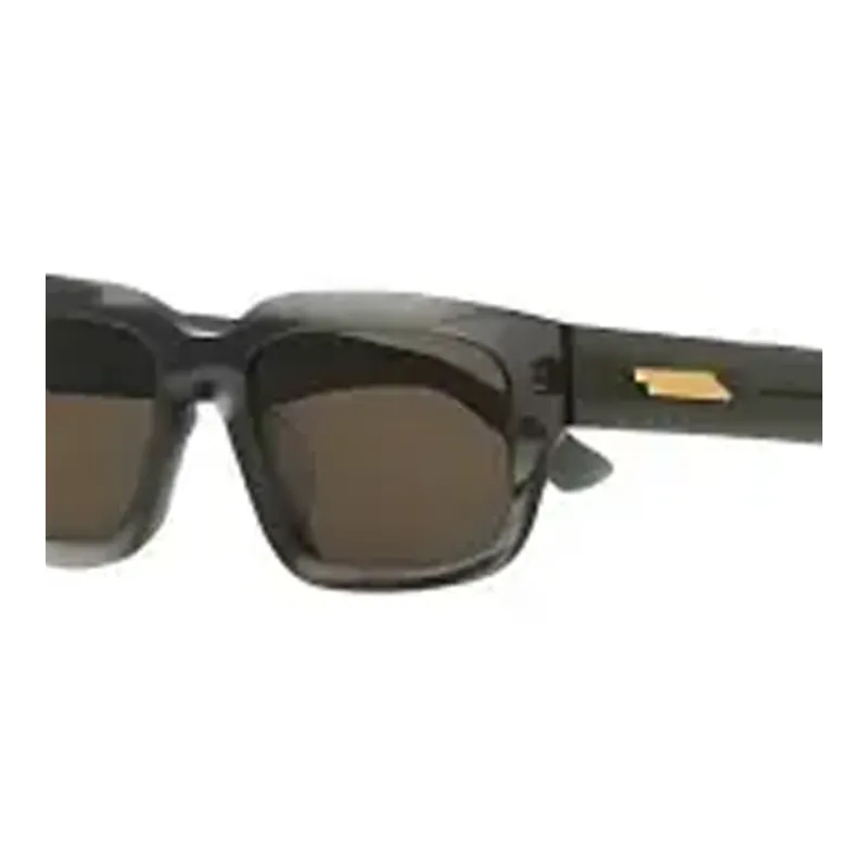 Bottega Veneta Acetate Square Sunglasses Women's Dark Green-1