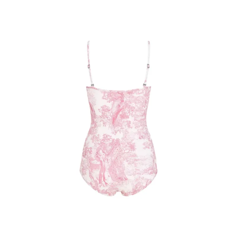 DIOR One piece Swimsuit Women's Pink-1
