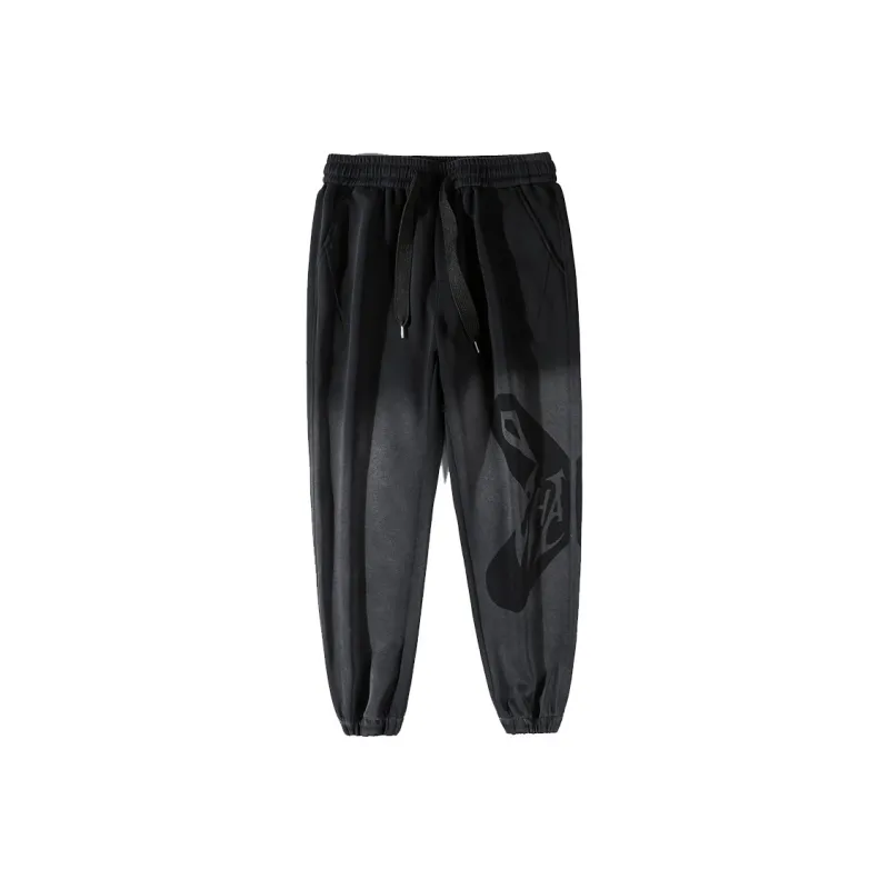 KORAMAN Casual Pants Men Black-0